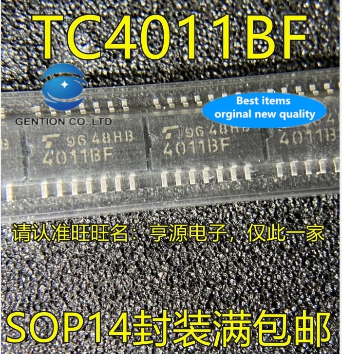 10PCS TC4011 TC4011BF 4011BF 4011B SOP14 5.2 MM 100% ű  